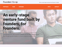 Tablet Screenshot of founderscoop.com